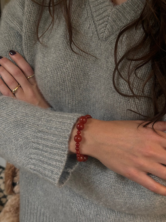 Red Agate Bracelet