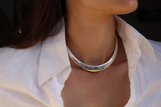 Collar de plata vintage